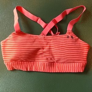 Orange sports bra